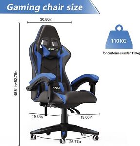 Gaming Chair Office Chair Reclining High Back Computer Swivel Racing Desk Chair
