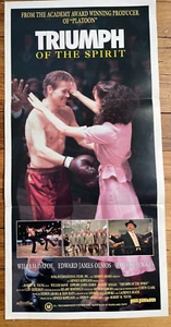 TRIUMPH OF THE SPIRIT original poster BOXING-WILLEM DAFOE - Picture 1 of 1