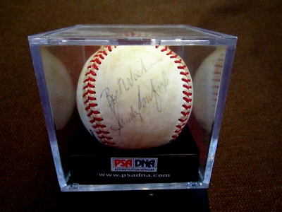 SANDY KOUFAX BROOKLYN DODGERS HOF SIGNED AUTO VINTAGE FEENEY ONL BASEBALL PSADNA - Image 1 of 4