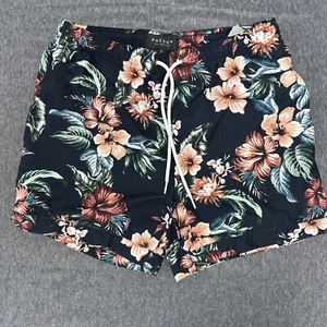 Pacsun Floral Swim Trunks Elastic Waist Tropical Beach Shorts Size S - Picture 1 of 7