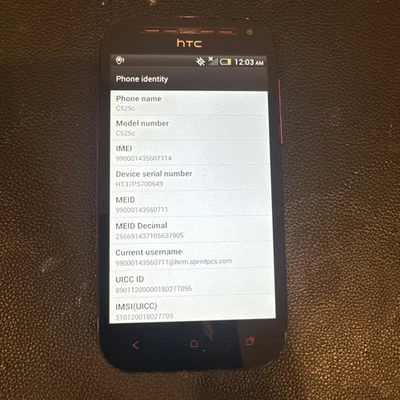 HTC One M7 Beats by Dre Smartphone 32GB Red/black C525c - Image 1 of 3