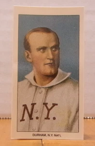 VINTAGE TOBACCO BASEBALL CARD REPRINT 1988 SWEET CAPORAL BULL DURHAM N.Y. NAT'L - Picture 1 of 2