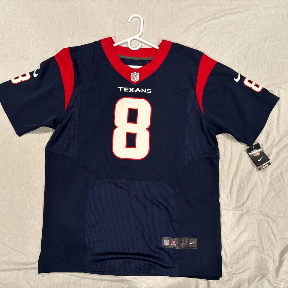 Nueva camiseta 2011 NFL Nike Houston Texans SCHAUB #8 edición de jugadores de campo 52... Foto 1 de 4