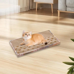 Corrugated Cat Scratcher Cardboard Scratching Board Prevents Sofa Furniture - Picture 1 of 7