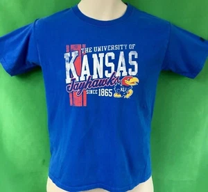 T-shirt NCAA Kansas Jayhawks Russell giovane media 10-12 - Foto 1 di 3