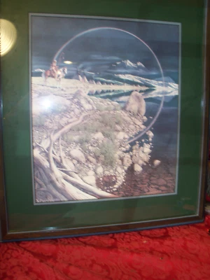 Bev Doolittle's The Sentinel "PROVA DE EXAME". EMOLDURADO - Imagem 1 de 4