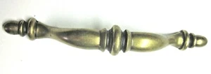 National 3897 Drawer 1960s Pull Handle Colonial Dark Brass 3" Centers 1 Vtg MCM - Picture 1 of 7
