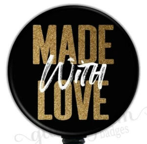 Motivational Retractable Badge Reel, Inspirational ID Work Badge Clip - 6382I - Picture 1 of 9
