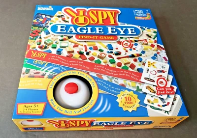 I SPY Eagle Eye Find-It Game Briarpatch 06120 Open Box All Pieces Accounted For - Image 1 of 4