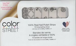 Color Street Nail Strips Game On Overlay 100% Nail Polish - USA Made!