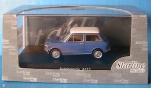 Autobianchi A112 Blue Starline 506823 1/43 Blau Blue Italy White Roof Metal - Picture 1 of 1