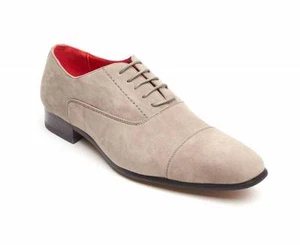 Rossellini Mario Herrenschuhe Grau Kunstleder Schnürschuh Spitz Freizeitschuh - Bild 1 von 6