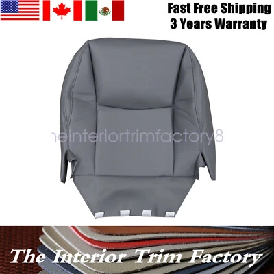 Cubierta de asiento inferior de cuero gris oscuro para Lexus GX470 2003 2004-2008 Foto 1 de 4