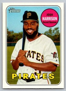2018 Topps Heritage Base # 105 - Josh Harrison - Pittsburgh Pirates - Picture 1 of 2