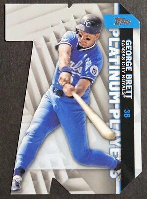 2021 Topps Platinum Players Die Cuts #PDC-8 George Brett Kansas City Royals - Image 1 of 2