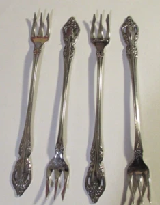 Brahms Oneida Community Stainless Flatware Set of 4 Cocktail Forks - Picture 1 of 3