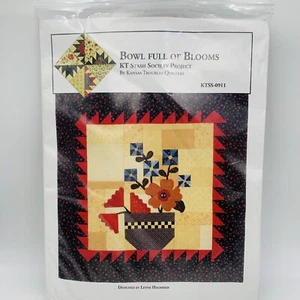 Quilt Kit Bowl Full Of Blooms Wall Hanging Floral Cabin New In Package 30” - Picture 1 of 12