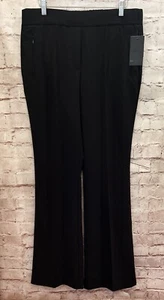 The Limited Pants Womens Size 10 Black Pull On Flare Mid Rise Elastic Waist NEW - Picture 1 of 6