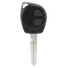2-Button Uncut Remote Key Fob Case For   Alto Sx4   Black G1q5