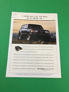 Toyota Land Cruiser 1994 1995 1996 1997 anuncio impreso original vintage - Imagen 1 de 1