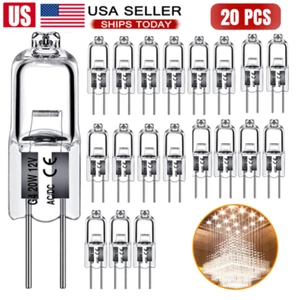 G4 Light Bulbs 20W Dimmable 120V G4 Base 2Pin Warm White Bulb 20-Pack T3 JCD - Picture 1 of 12
