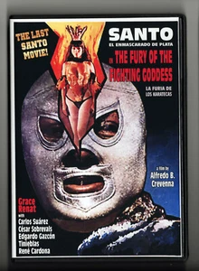 SANTO in FURY OF FIGHTING GODDESS (1982) His Last Luchador Film! w/ English subs - Picture 1 of 2