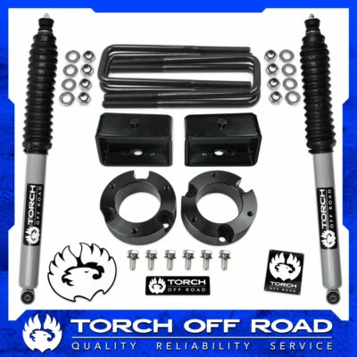 Kit de amortecedores estendidos 3" dianteiro 3" traseiro para 2005-2023 Toyota Tacoma 2WD 4WD - Imagem 1 de 4