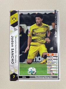 2017-18 Panini WCCF Jadon Sancho Rookie Card RC Borussia Dotmund England - Picture 1 of 2