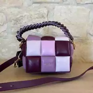 Bolso de Mano Bandolera Kate Spade Boxxy Colorblocked Púrpura Aga Multi - Imagen 1 de 9