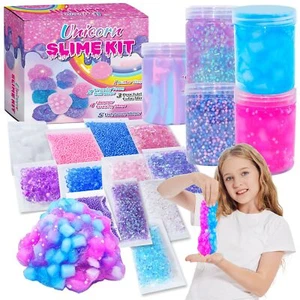 Unicorn Slime Kit for Girls 4-12Supplies Makes Butter SlimeCandy Confetti Sli... - Picture 1 of 7