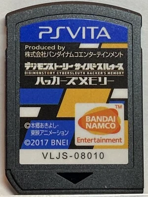 PS VITA Cartridge SONY Digimon Story Cyber Sleuth Hackers memory Japanese Games - Image 1 of 2