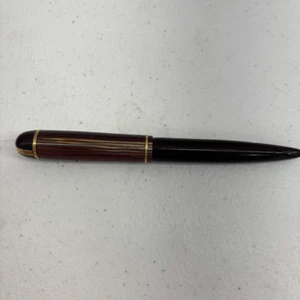EVERSHARP SKYLINE FOUNTAIN PEN DUBONET CAP VINTAGE 14k NIB BURGUNDY 5" 30'S-40'S - Picture 1 of 16