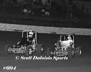#01 8 x 10 1981 Jeff Heywood Jon Rahe Midget Racing Photo From Ascot  Photo #604 - Picture 1 of 1