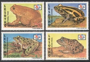 Lesotho 1994 Frogs/Toads/Amphibians/Nature/Animals/Wildlife 4v set ref:n16531 - Picture 1 of 1