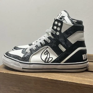 Y2K Baby Phat Sneakers White Leather High Top Women’s Size 7.5 Croc Embossed - Bild 1 von 24