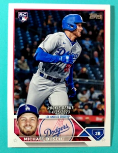 2023 TOPPS BASEBALL  *** Michael Busch: Rookie Debut ***  #US66 - Picture 1 of 2