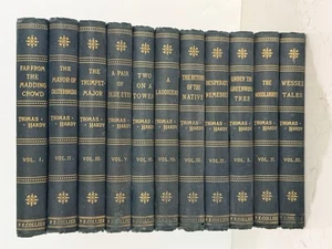 Thomas Hardy 12 Volume Collection 1800's Antique Books-Missing Vol. 4 - Picture 1 of 7