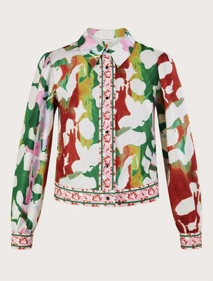 BLUSA JERSEY MUJER MONZÓN CHAQUETA LIGERA TALLA GRANDE HOLDEN FLORAL TALLA GRANDE NUEVA Foto 1 de 4