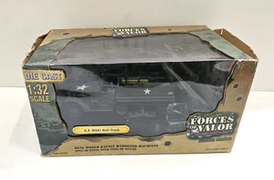 1/32 UNIMAX FORCES OF VALOR US M3A1 HALF-TRACK #91000 USED DIECAST WWII MODEL - Picture 1 of 5