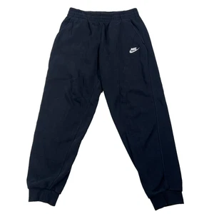 Nike Club Fleece Jogger Pants Boys XL Extra Large Black Fleece Sweatpants Youth - Picture 1 of 7