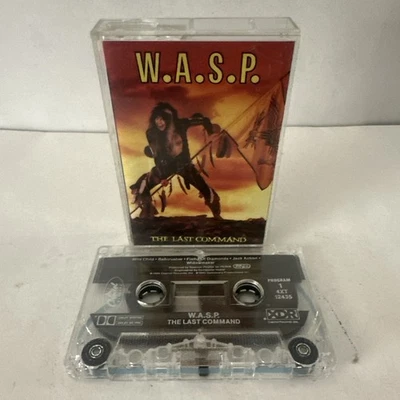 WASP Cassette Tape 80s Metal Glam THE LAST COMMAND WILD CHILD BLIND IN TEXAS XDR Foto 1 de 4