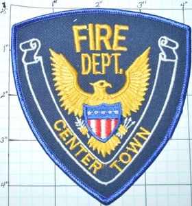 MISSOURI? CENTER TOWN CENTERTOWN FIRE DEPT VINTAGE PATCH - Bild 1 von 1