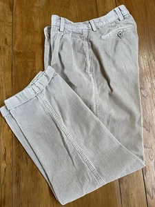 Vintage Chaps Ralph Lauren Corduroy Pants Mens 32X32 Tan Baggy Relaxed Y2K 90s - Picture 1 of 6