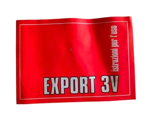 Libretto Originale Uso e Manutenzione Benelli Export 3V Vintage Motorino - Foto 1 di 6