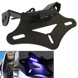 License Plate Frame Holder Bracket Led Light for HONDA CBR1000RR SC59 2008-2016 - Foto 1 di 8