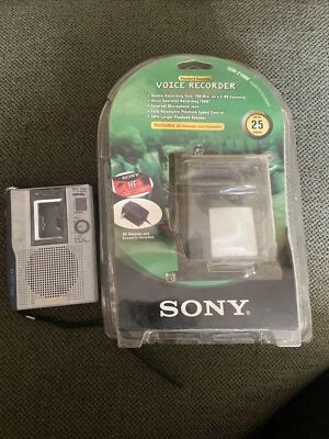 Sony TCM-210DV Handheld Cassette Voice Recorder Bundle -- For Parts Repair P2-3 - Image 1 of 4