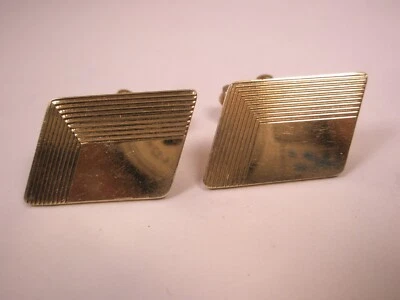 Pronto para gravação 1/20 12K qualidade OURO PREENCHIDO vintage ANSON designer abotoaduras - Imagem 1 de 4