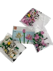 Lego 40647 Lotus Flowers Building Toy Complete Set 220 Pieces Age 8+ No Box - Picture 1 of 6
