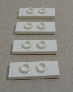 LEGO Pieces & Parts 34103 6195371 Tile 1x3 With 2 Studs White x4 - Picture 1 of 1