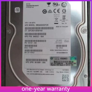 NEW 793665-B21 793761-001 HPE 4TB 7.2K 6G 3.5'' SATA LFF HDD Hard Drive - Picture 1 of 1
